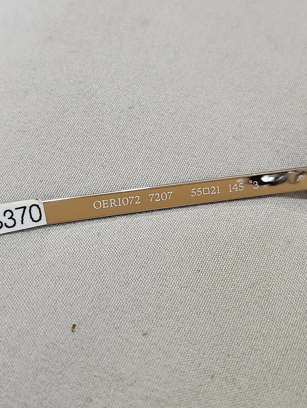 Off-White Baltimore Sunglasses Silver Metal